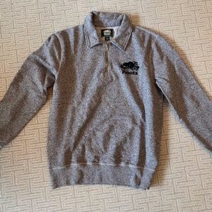 roots medium grey sweatshirt